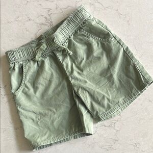 Girl’s Green Utility Shorts
